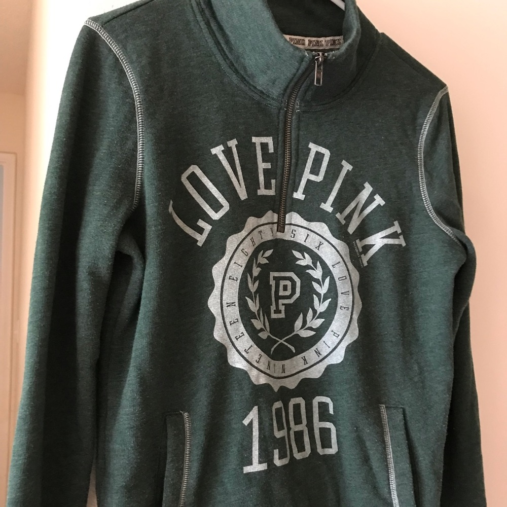 VS PINK Half Zip